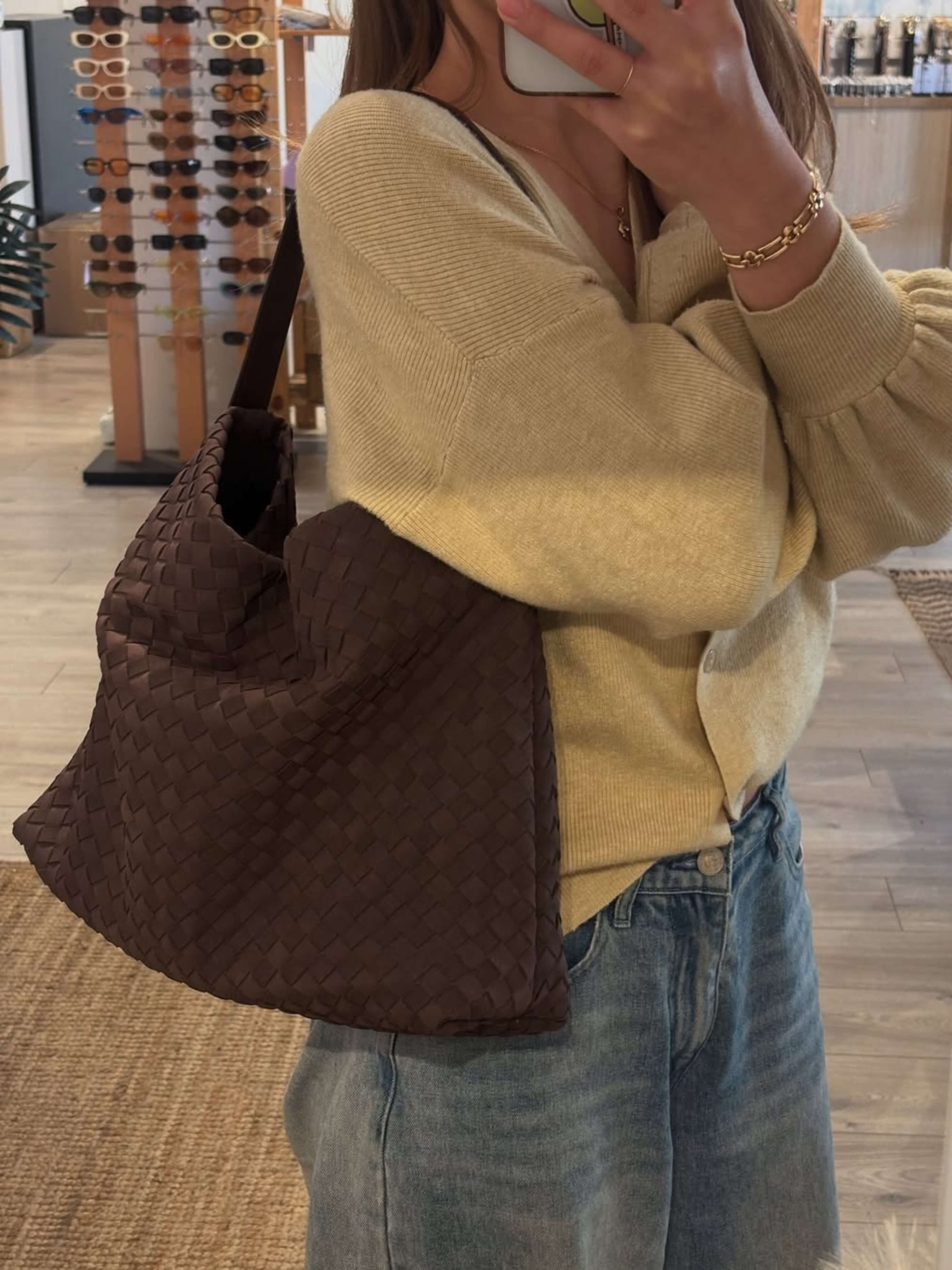 Capri Suede Tote Bag