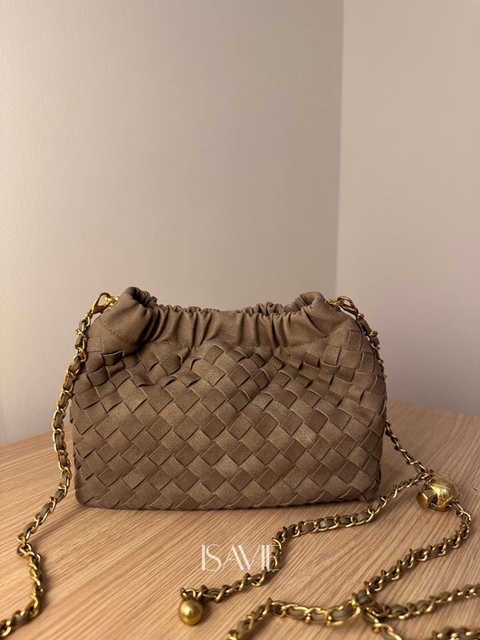 Elena Suede Crossbody Pouch