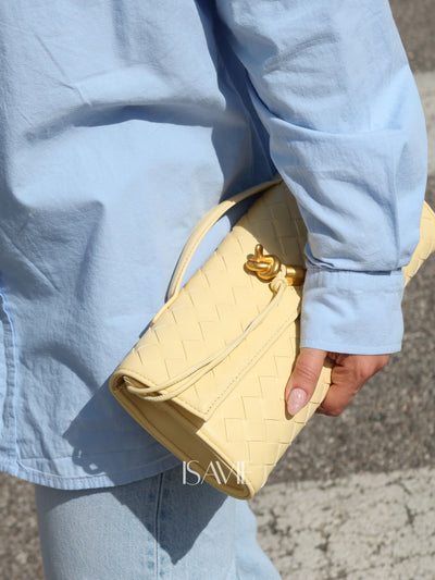 Sara Woven Clutch