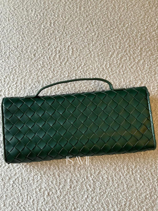 Sara Woven Clutch