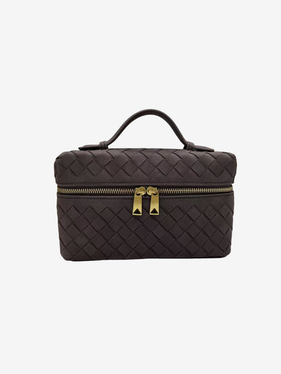 Clara Woven Suede Bag