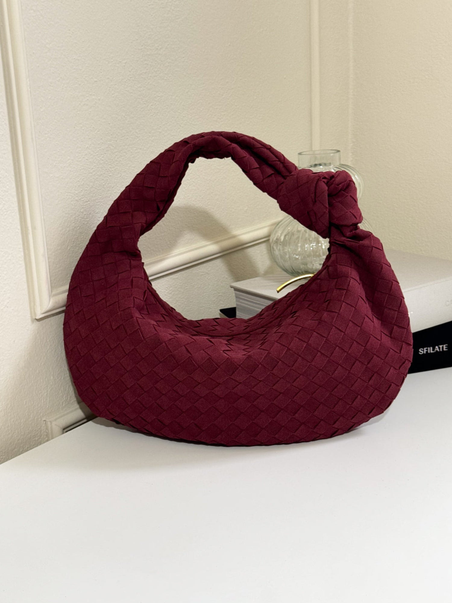 Ravello Medium Suede Bag