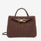 Emma Woven Suede Bag Small