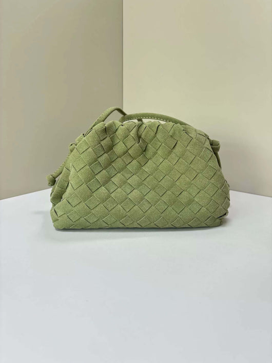 Amie Woven Suede Crossbody Bag