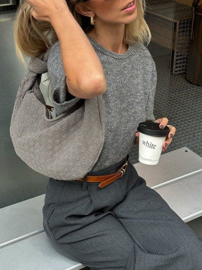 Ravello Medium Suede Bag