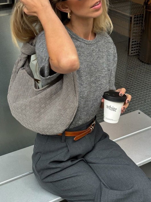 Ravello Medium Suede Bag