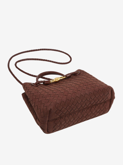 Emma Woven Suede Bag Small