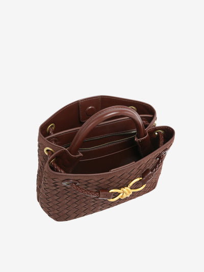 Emma Woven Suede Bag Small