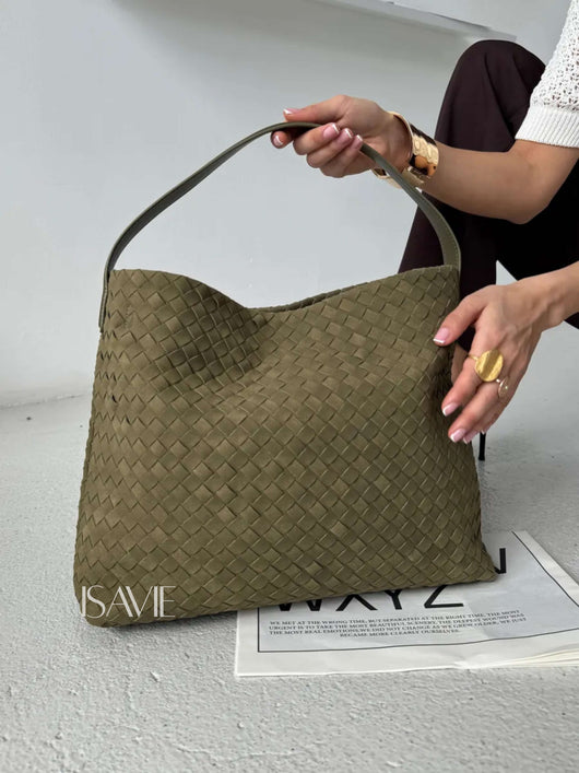 Capri Suede Tote Bag