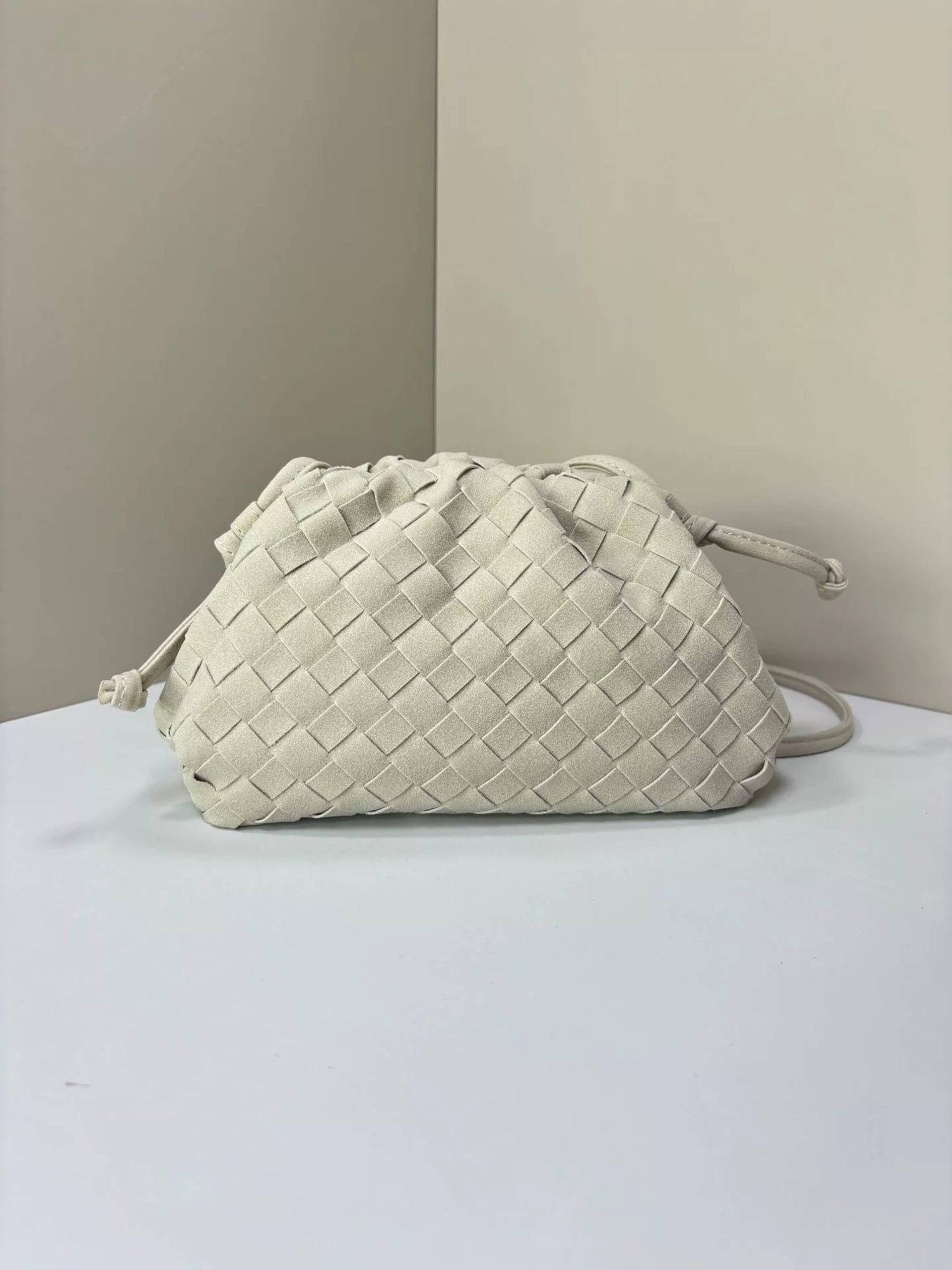 Amie Woven Suede Crossbody Bag